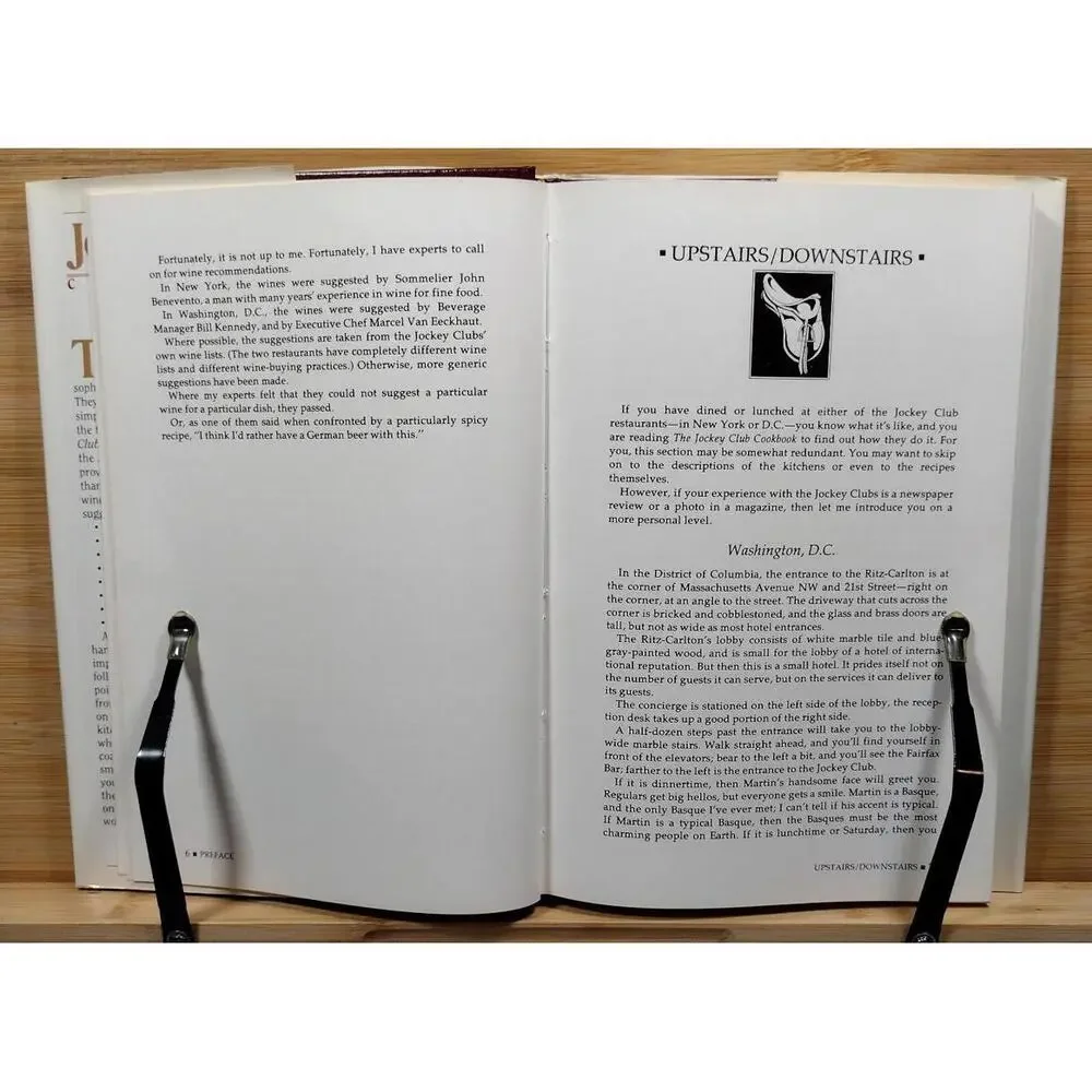 The Jockey Club Cookbook‎ by Stan Dworkin - FIRST EDITION